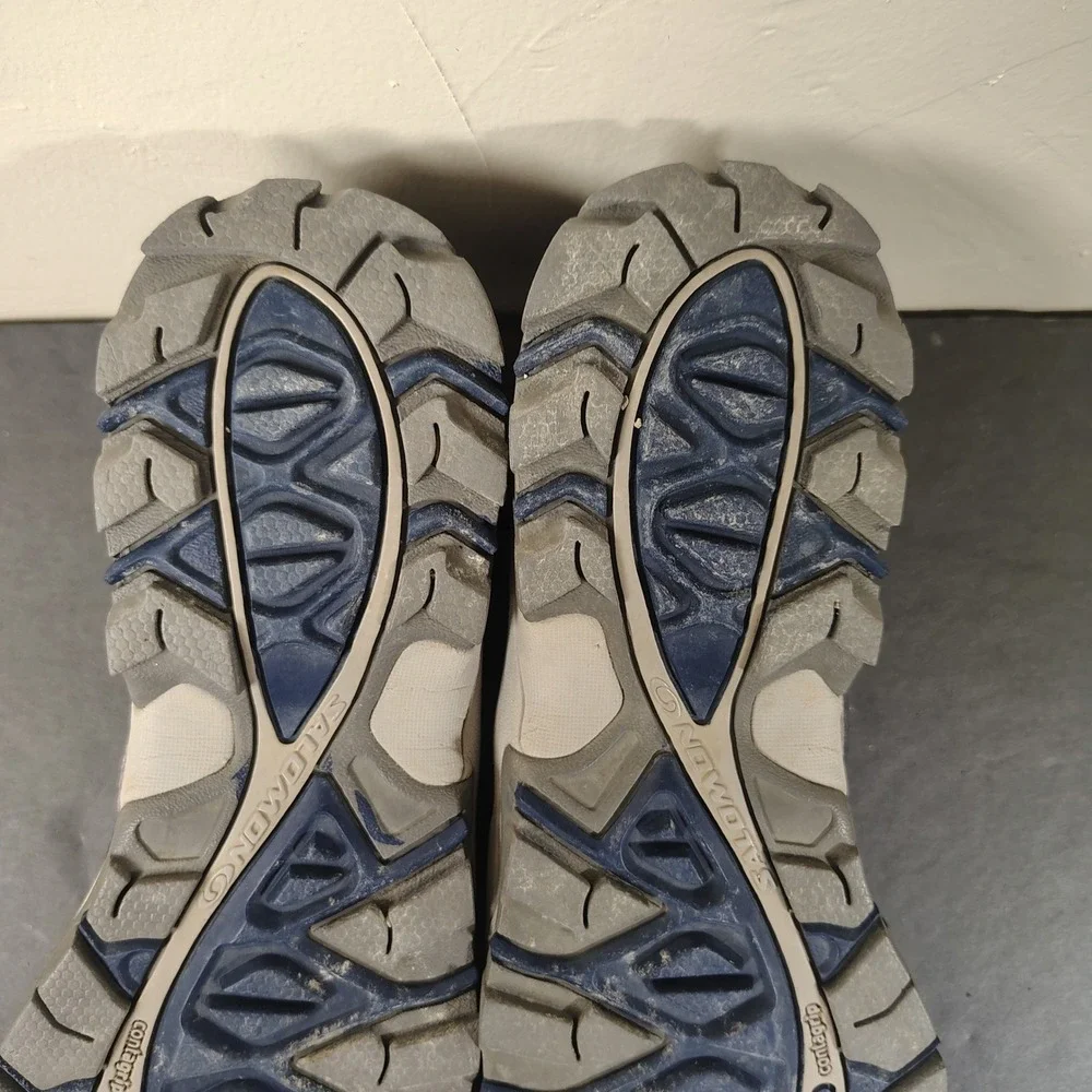 Salomon Sandals Men 11 Blue Mesh Techamphibian Trail Hiking Shoes 872893